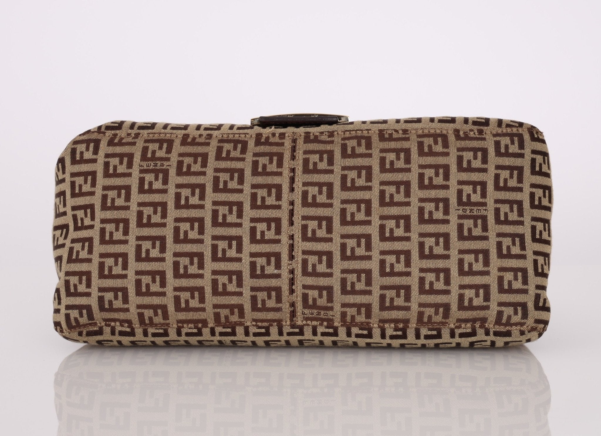 Fendi Zucchino Mamma Baguette GHW - FashioNica