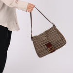Fendi Zucchino Mamma Baguette GHW - FashioNica