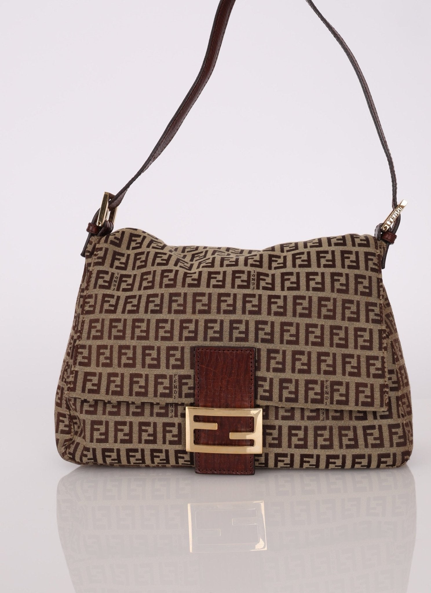 Fendi Zucchino Mamma Baguette GHW - FashioNica