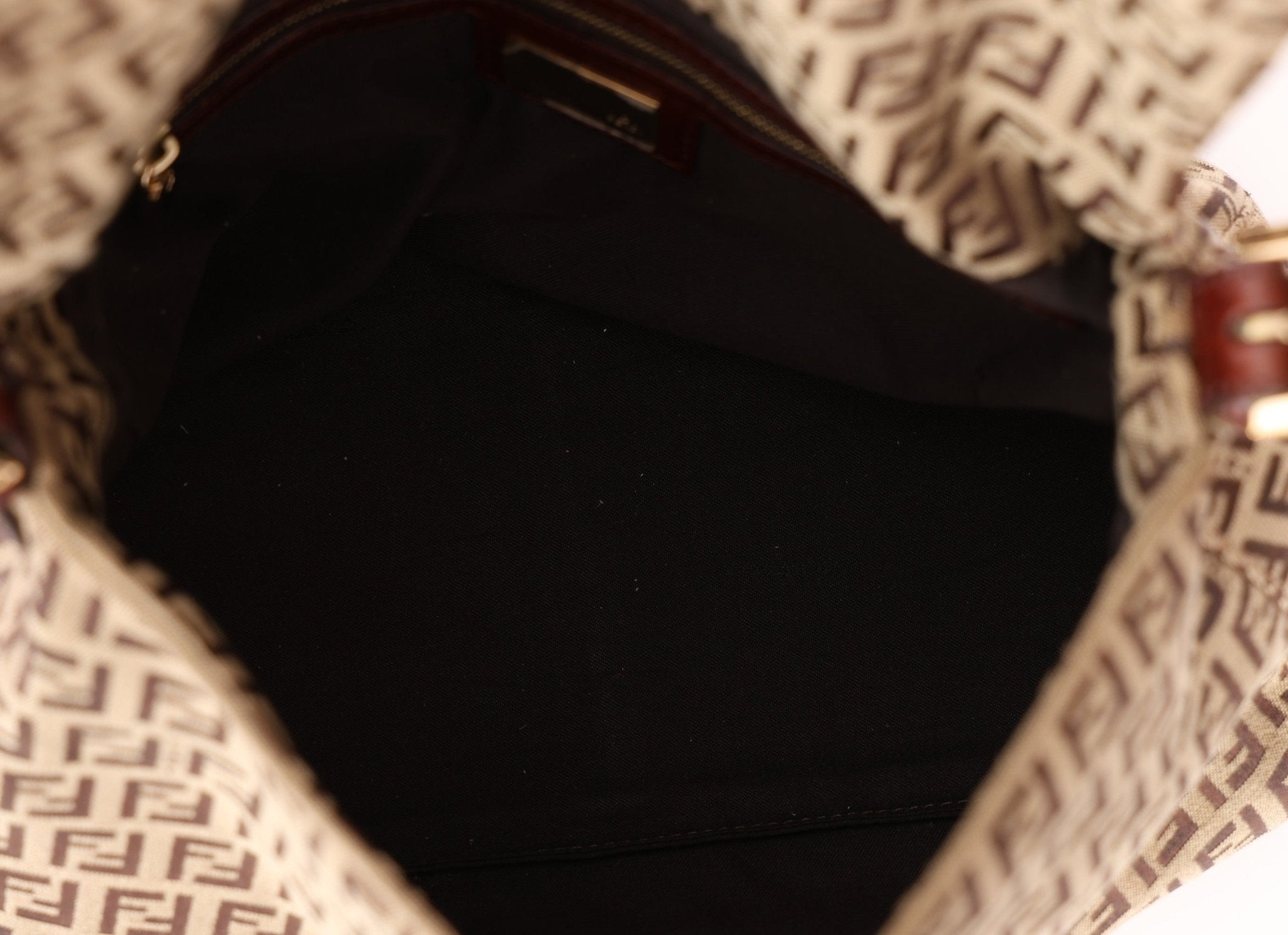 Fendi Zucchino Mamma Baguette GHW - FashioNica