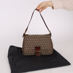 Fendi Zucchino Mamma Baguette GHW - FashioNica