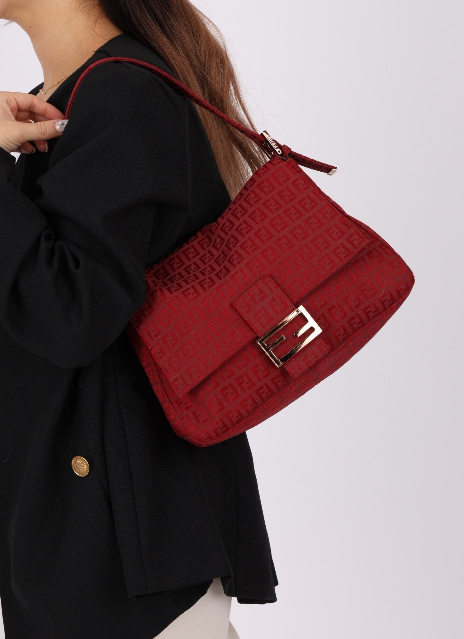 Fendi Zucchino Mamma Baguette RGHW - FashioNica