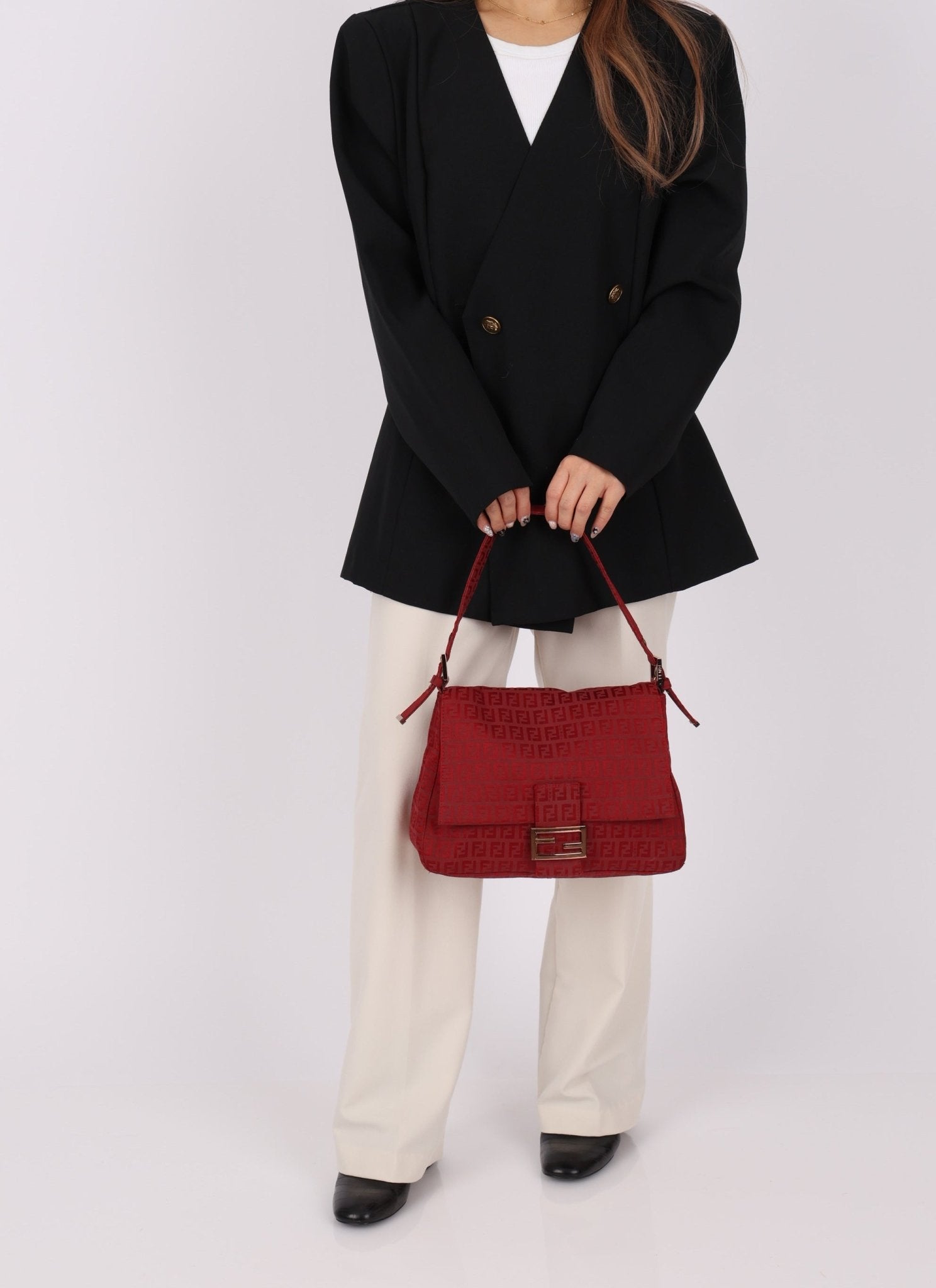 Fendi Zucchino Mamma Baguette RGHW - FashioNica