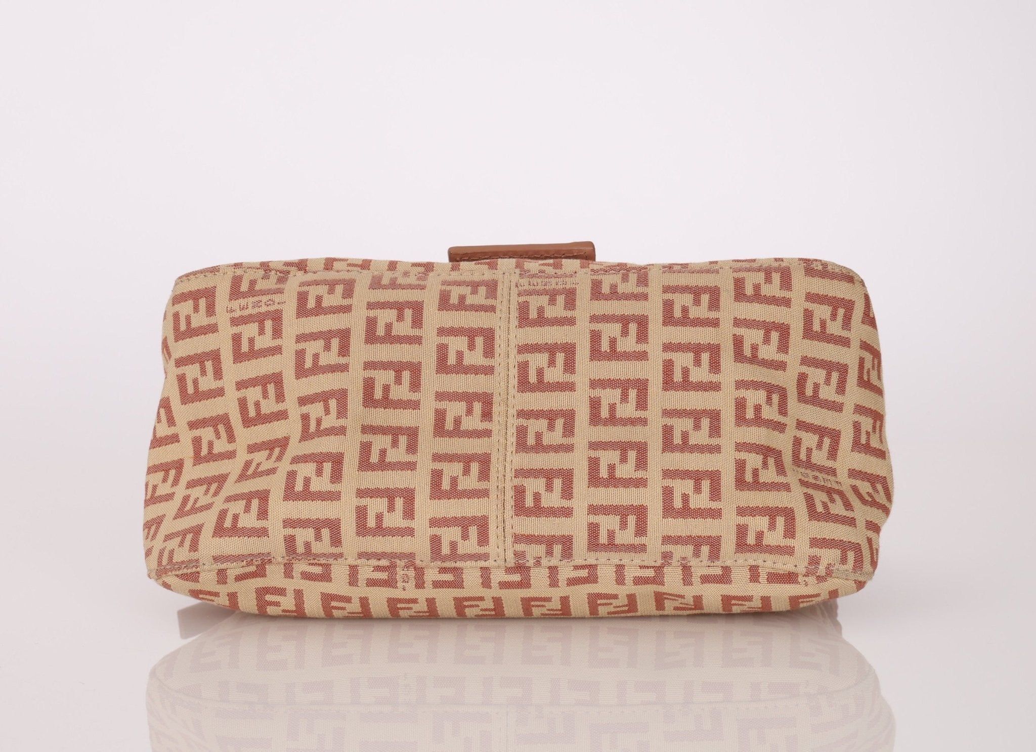 Fendi Zucchino Mauve Mini Mamma Baguette - FashioNica