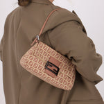 Fendi Zucchino Mauve Mini Mamma Baguette - FashioNica