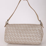 Fendi Zucchino Metallic Baguette - FashioNica