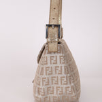 Fendi Zucchino Metallic Baguette - FashioNica