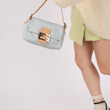 Fendi Zucchino Mini Mamma Baguette - FashioNica