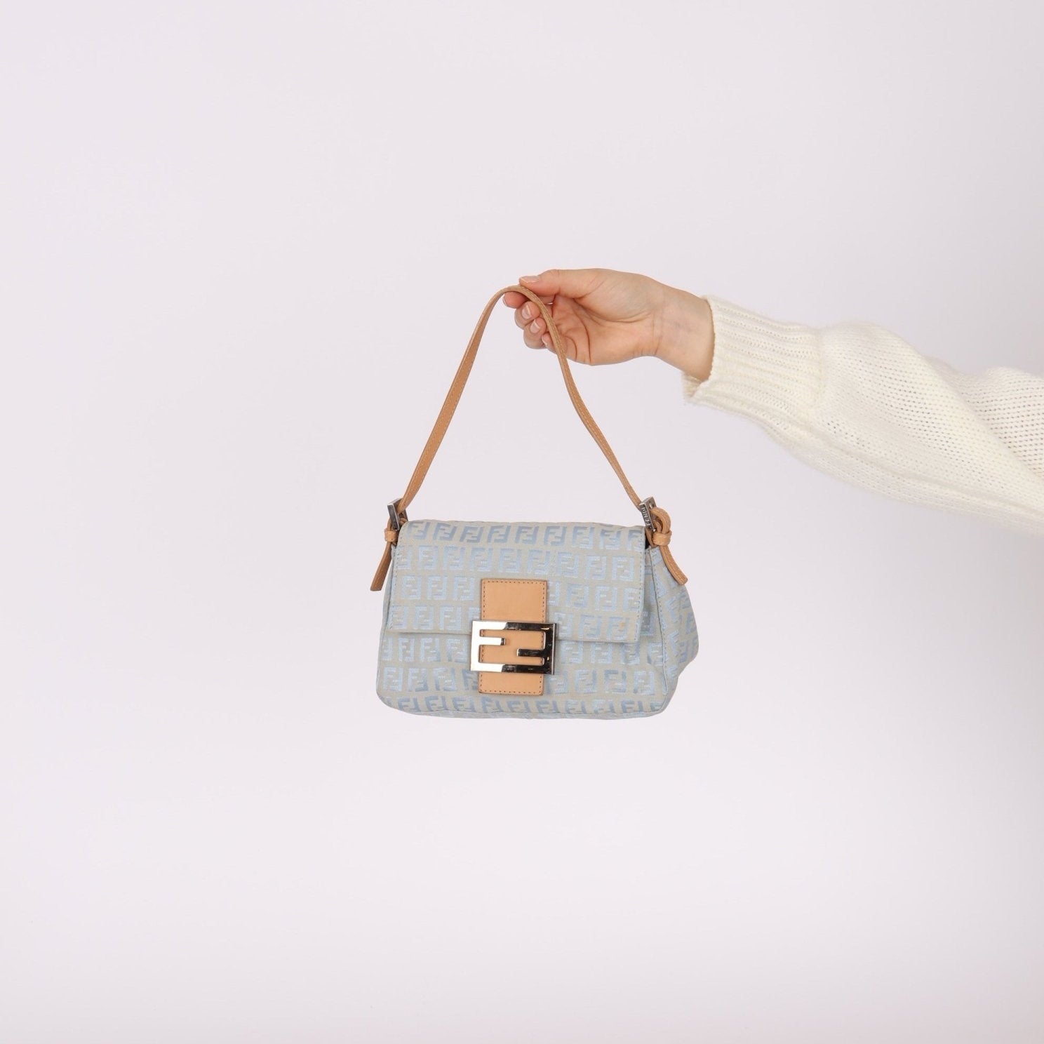 Fendi Zucchino Mini Mamma Baguette - FashioNica