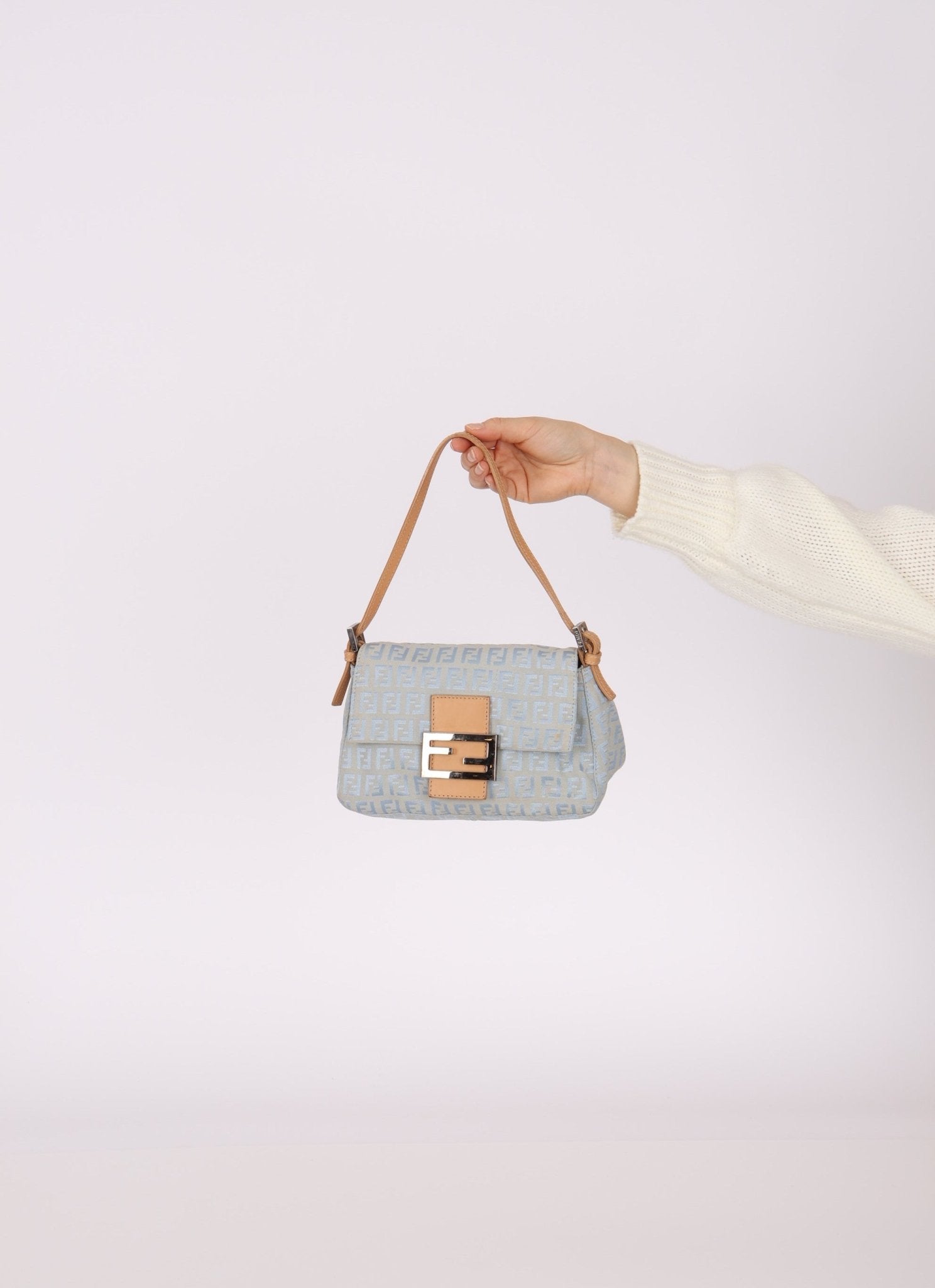 Fendi Zucchino Mini Mamma Baguette - FashioNica