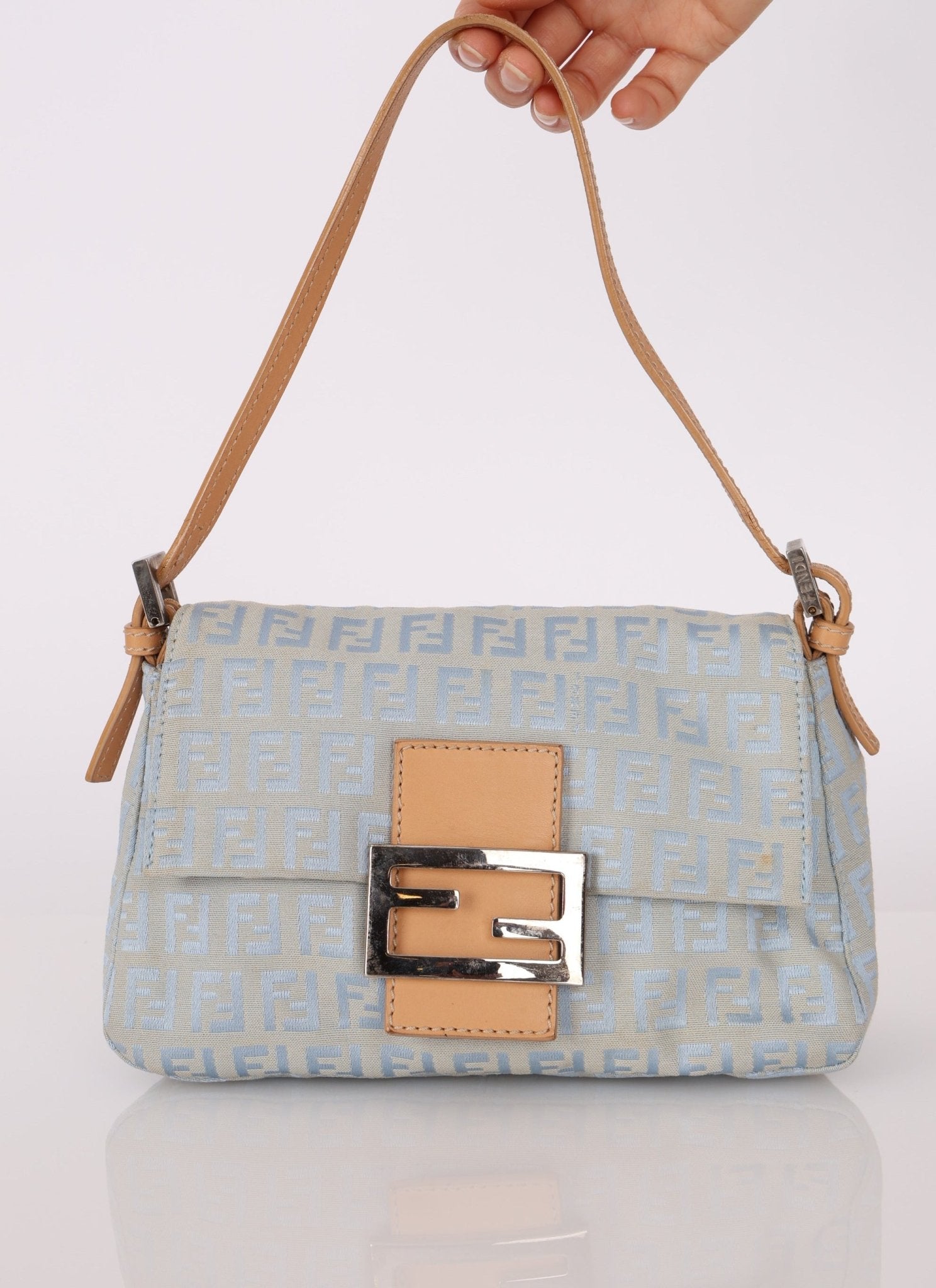 Fendi Zucchino Mini Mamma Baguette - FashioNica