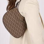 Fendi Zucchino Oyster Bag - FashioNica