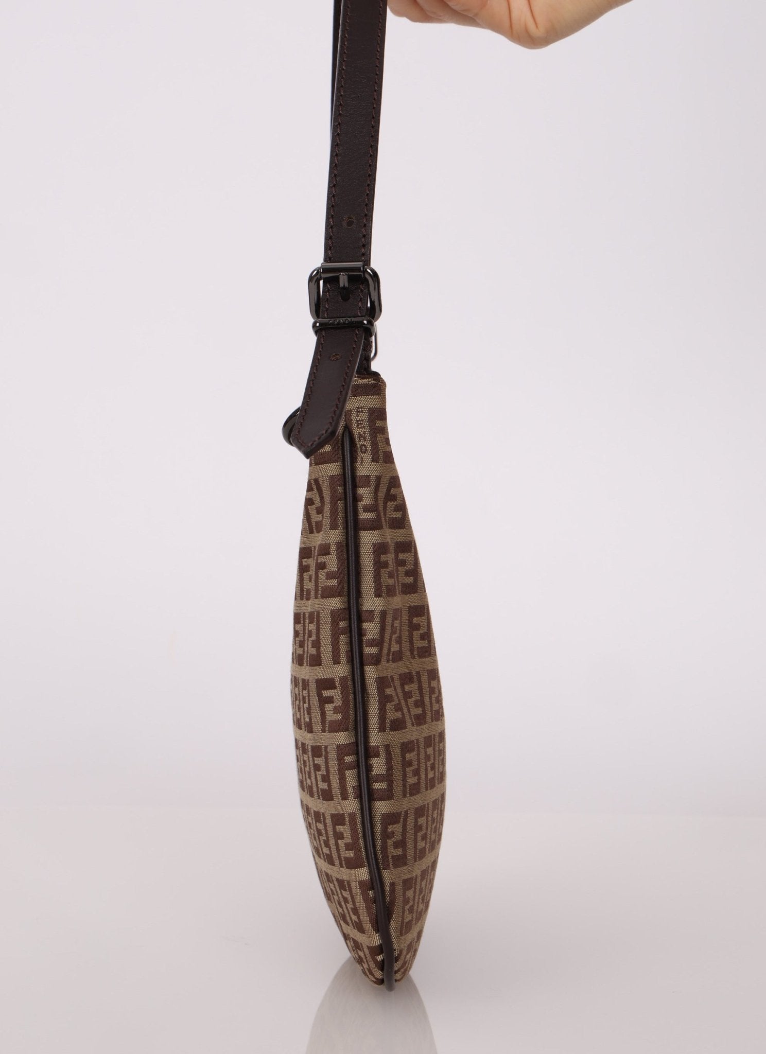 Fendi Zucchino Oyster Bag - FashioNica