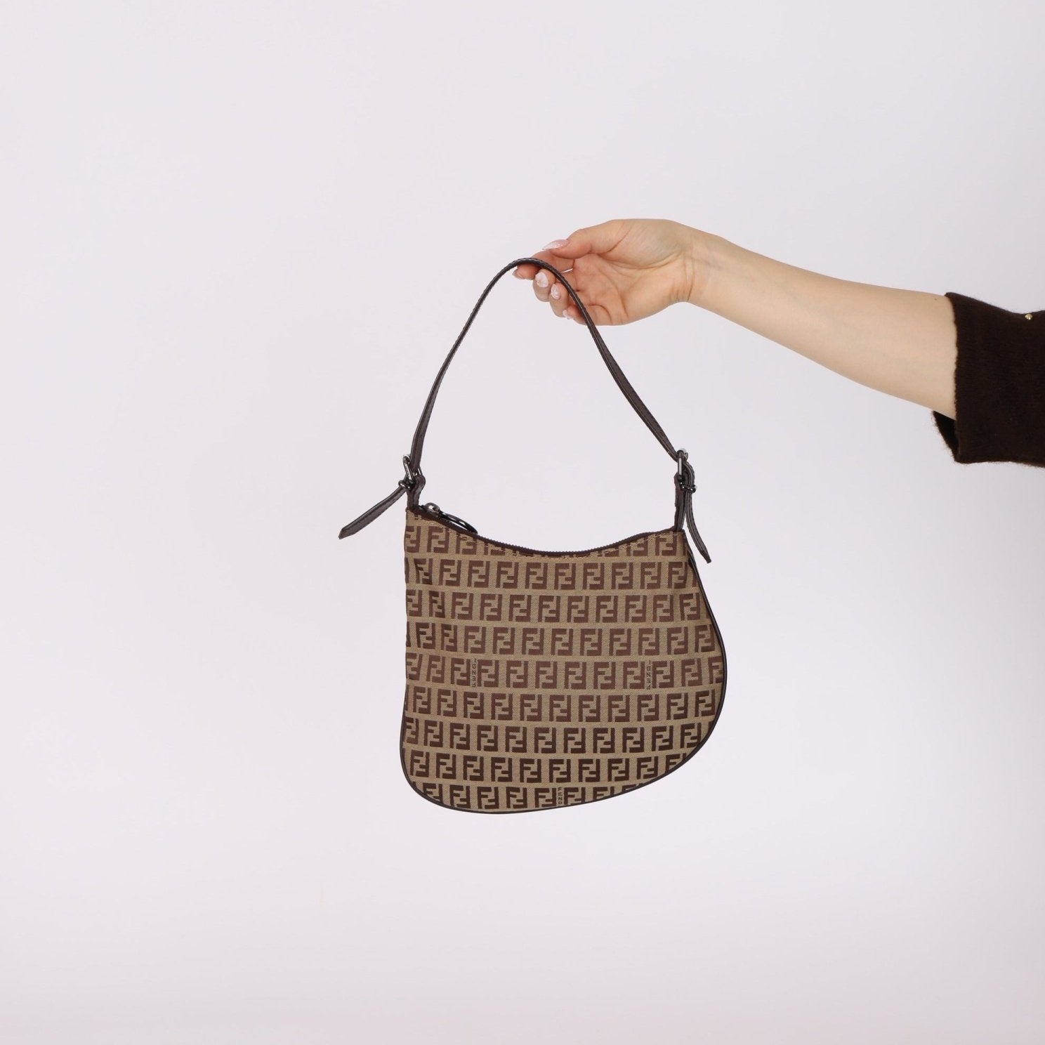 Fendi Zucchino Oyster Bag - FashioNica