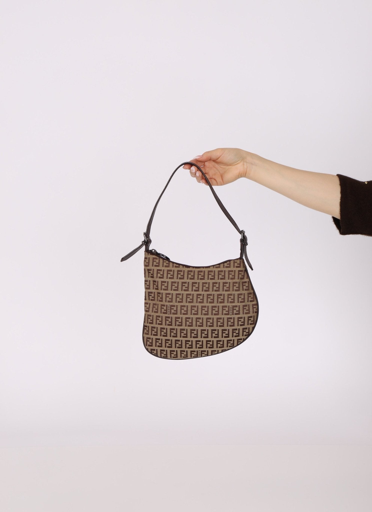 Fendi Zucchino Oyster Bag - FashioNica