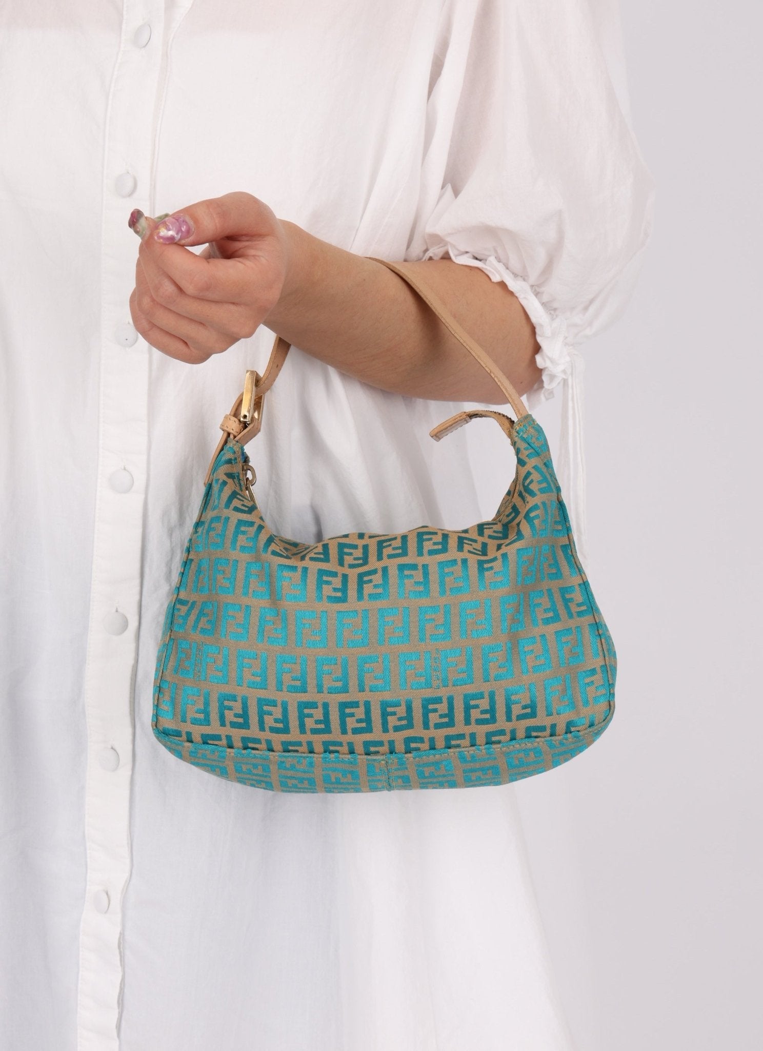 Fendi Zucchino Pochette - FashioNica