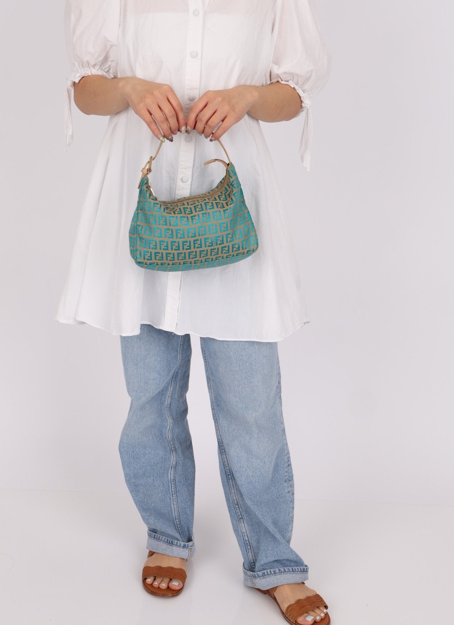 Fendi Zucchino Pochette - FashioNica