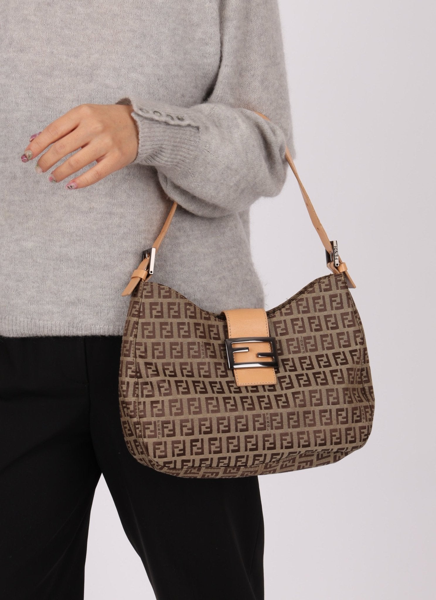 Fendi Zucchino Shoulder Bag - FashioNica