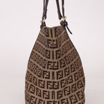 Fendi Zucchino Superstar Charm Shopping Tote - FashioNica
