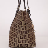 Fendi Zucchino Superstar Charm Shopping Tote - FashioNica