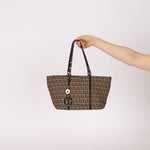 Fendi Zucchino Superstar Charm Shopping Tote - FashioNica