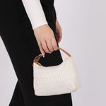 Fendi Zucchino White Mini Pouch - FashioNica