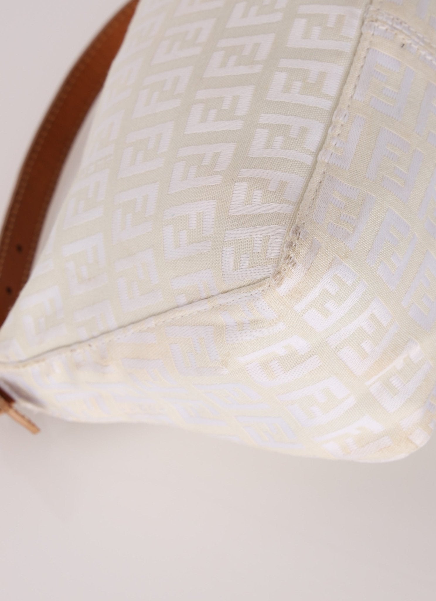 Fendi Zucchino White Mini Pouch - FashioNica