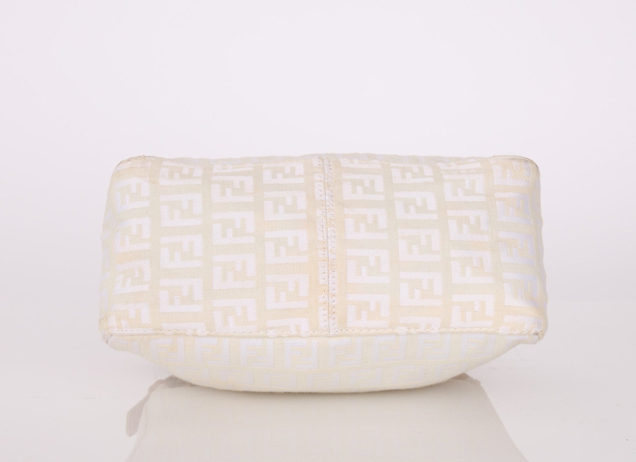 Fendi Zucchino White Mini Pouch - FashioNica