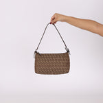 Fendi Zucchino Zip Shoulder Bag - FashioNica