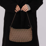 Fendi Zucchino Zip Shoulder Bag - FashioNica
