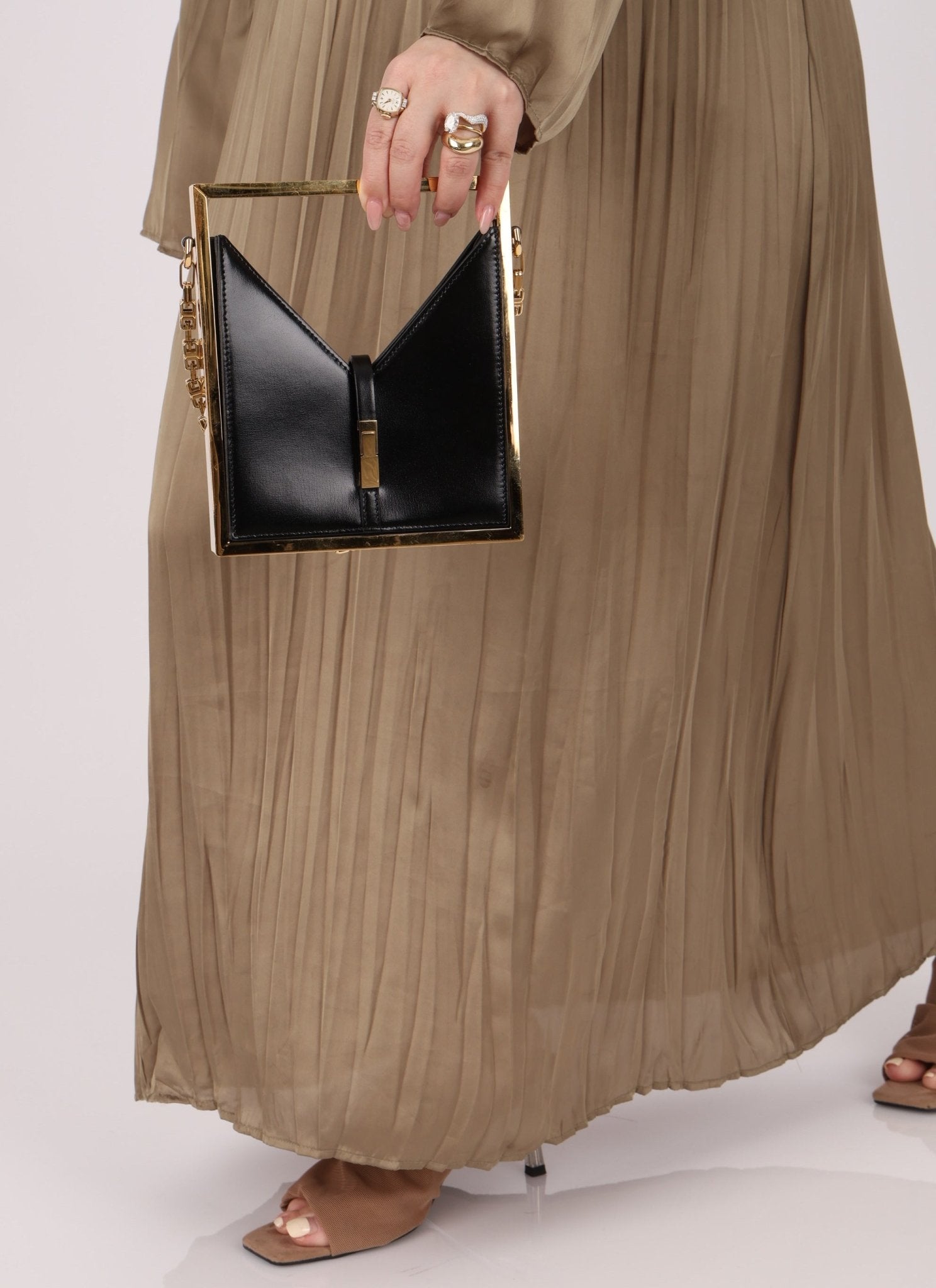 Givenchy Leather Micro Cut Out Box Calf Bag - FashioNica