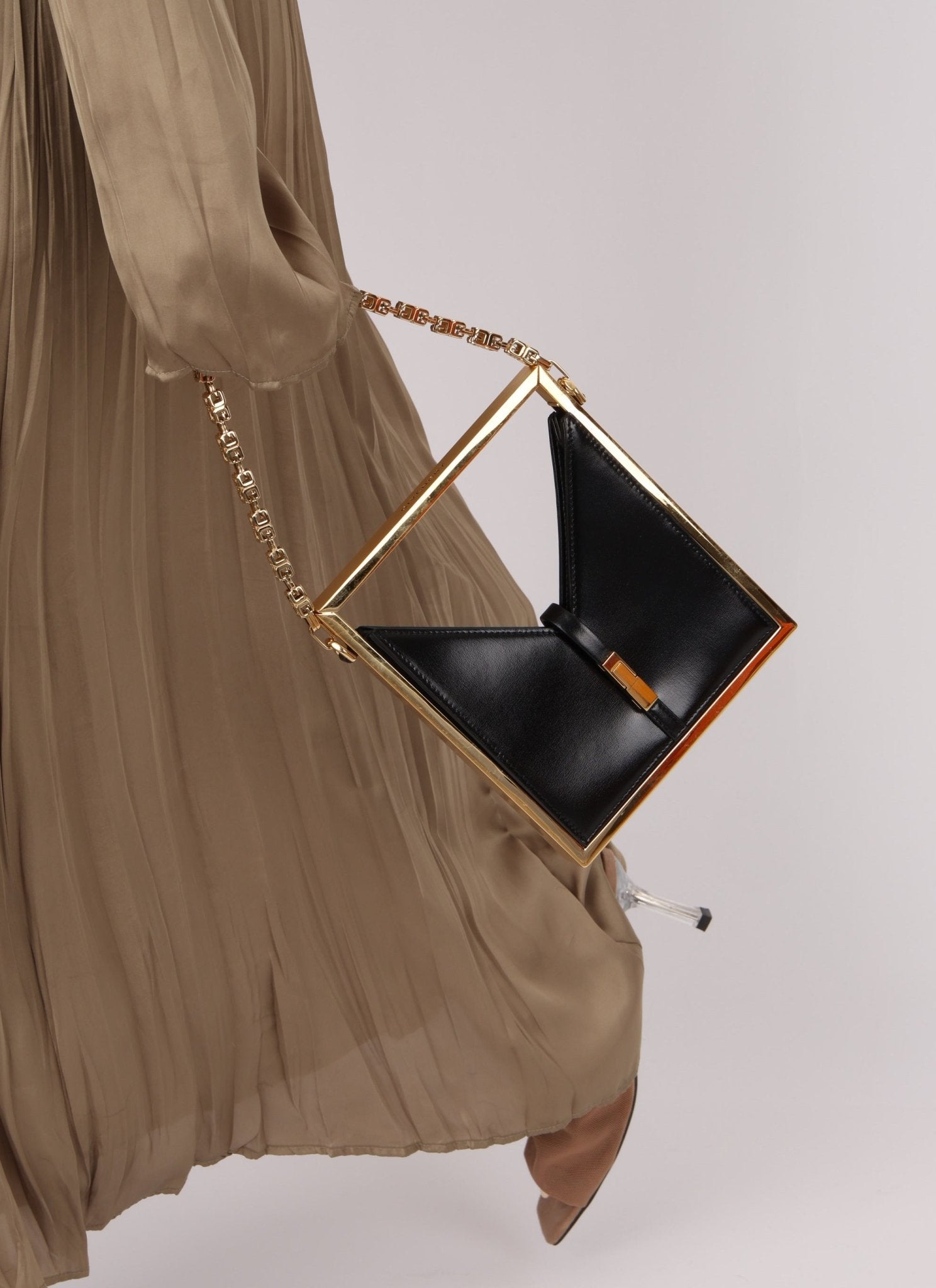 Givenchy Leather Micro Cut Out Box Calf Bag - FashioNica