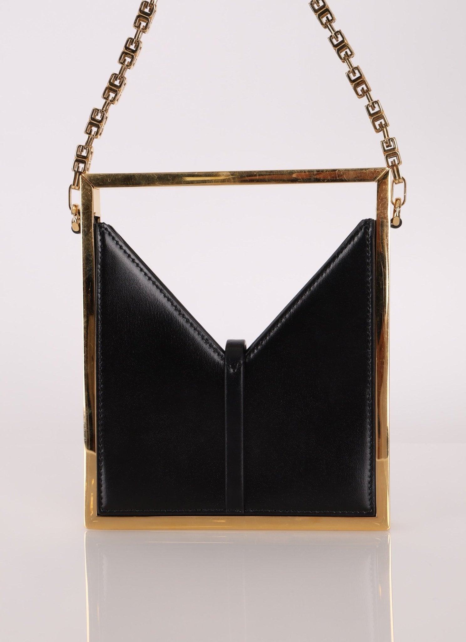 Givenchy Leather Micro Cut Out Box Calf Bag - FashioNica