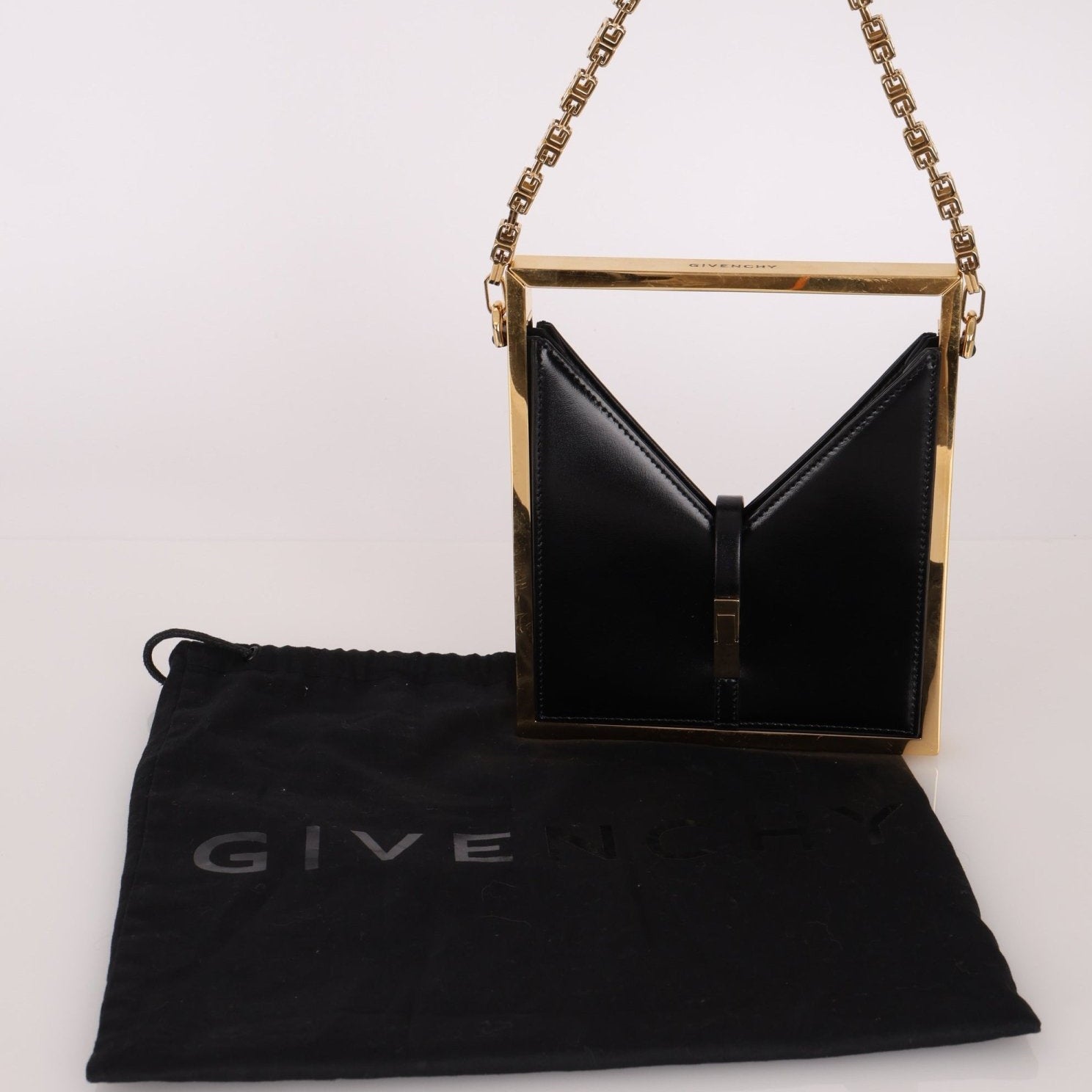 Givenchy Leather Micro Cut Out Box Calf Bag - FashioNica