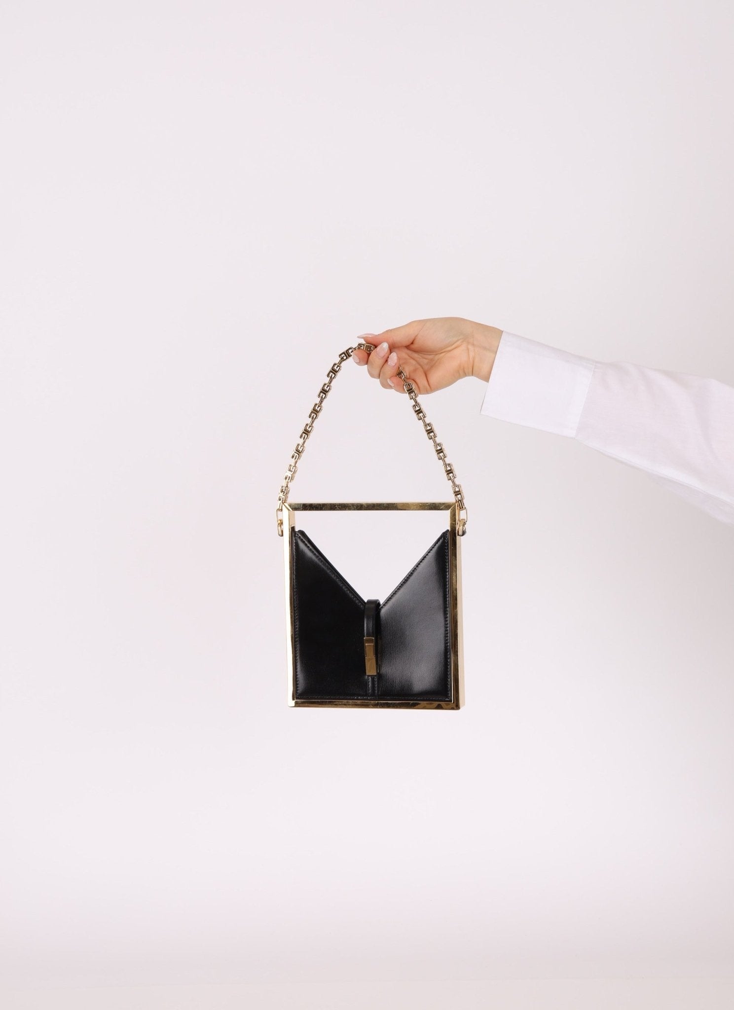 Givenchy Leather Micro Cut Out Box Calf Bag - FashioNica