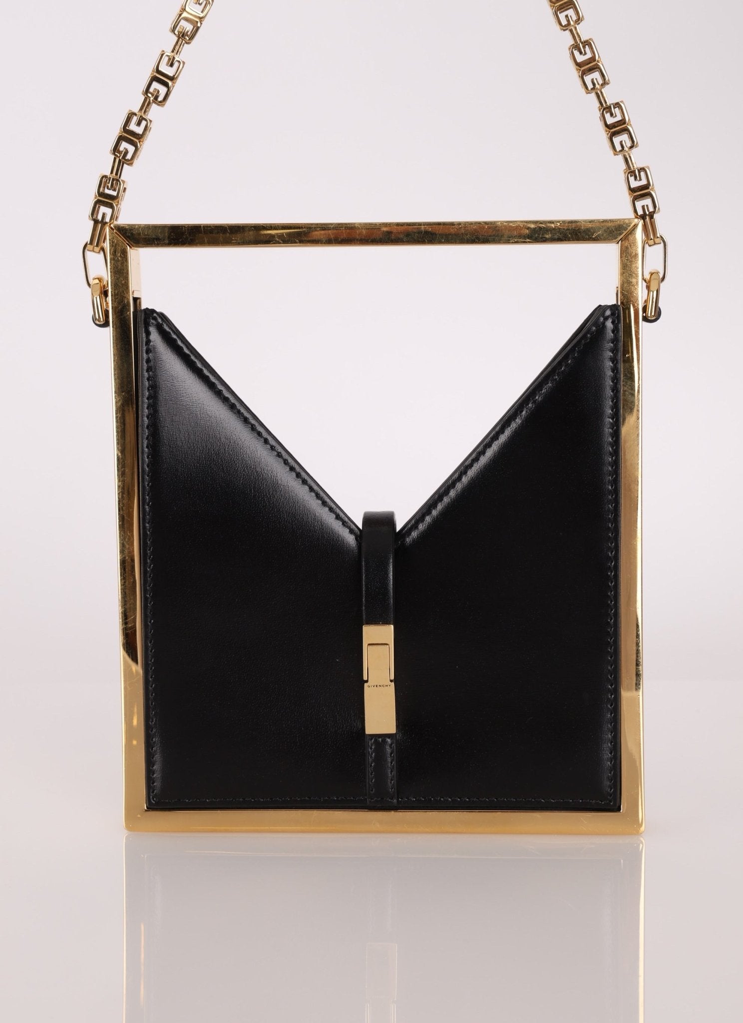 Givenchy Leather Micro Cut Out Box Calf Bag - FashioNica