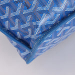 Goyard Anjou Sky Blue Mini Reversible Leather Tote - FashioNica