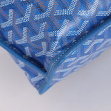 Goyard Anjou Sky Blue Mini Reversible Leather Tote - FashioNica