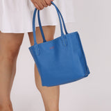 Goyard Anjou Sky Blue Mini Reversible Leather Tote - FashioNica