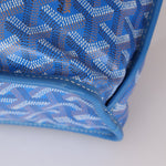 Goyard Anjou Sky Blue Mini Reversible Leather Tote - FashioNica