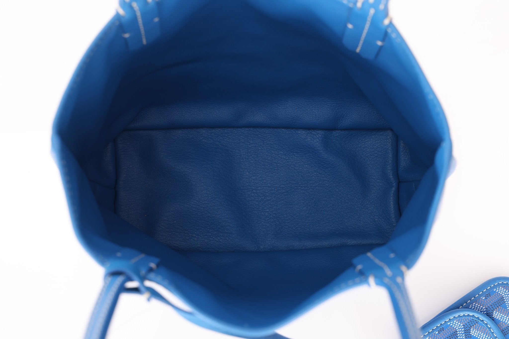 Goyard Anjou Sky Blue Mini Reversible Leather Tote - FashioNica