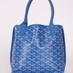 Goyard Anjou Sky Blue Mini Reversible Leather Tote - FashioNica