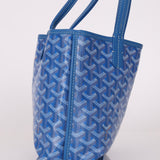Goyard Anjou Sky Blue Mini Reversible Leather Tote - FashioNica