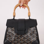 Goyard Black Mini Goyardine Saigon - FashioNica