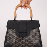 Goyard Black Mini Goyardine Saigon - FashioNica