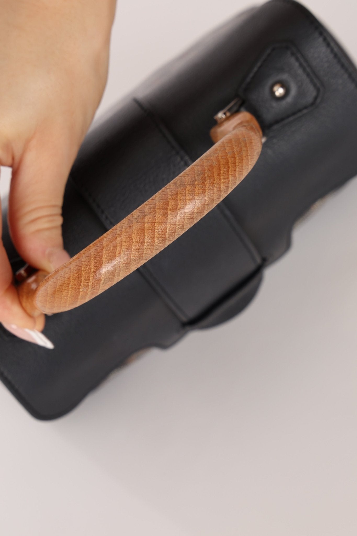 Goyard Black Mini Goyardine Saigon - FashioNica