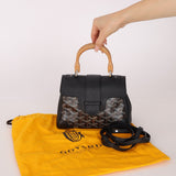 Goyard Black Mini Goyardine Saigon - FashioNica