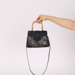 Goyard Black Mini Goyardine Saigon - FashioNica