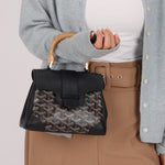Goyard Black Mini Goyardine Saigon - FashioNica