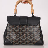 Goyard Black Mini Goyardine Saigon - FashioNica